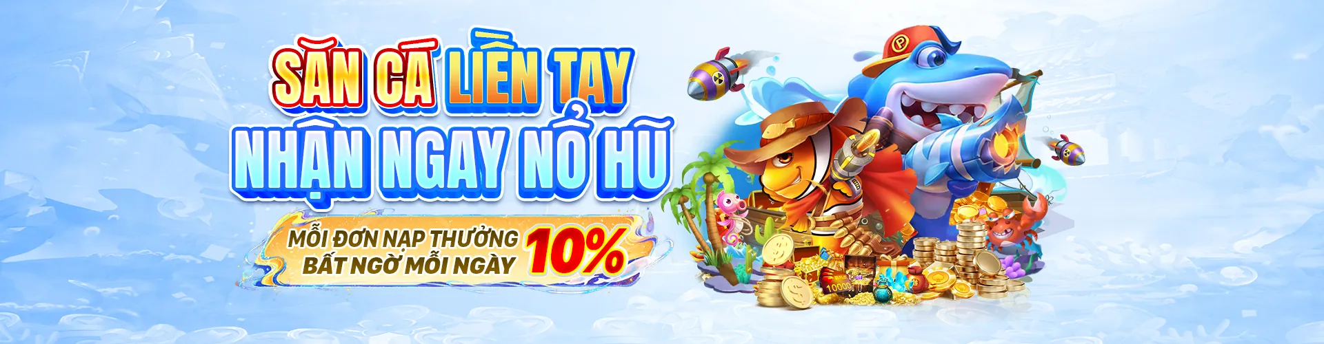 Thế giới bắn cá 33win nổ hũ sống động
